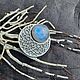 Заказать Подвеска с лунным камнем " Лунница ". Vadjra-jewelry. Ярмарка Мастеров. . Подвеска Фото №3