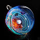 Pendant ball Outer space 2. Cosmic Jewelry Universe Galaxy lampwork, Pendant, Moscow,  Фото №1