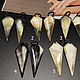 Pendants for Earrings Buffalo Horn Zebu Sword 63h25mm. Pendants. - Olga - Mari Ell Design. Online shopping on My Livemaster.  Фото №2