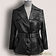 Jacket 'Rebecca' made of genuine leather/suede (any color), Outerwear Jackets, Podolsk,  Фото №1