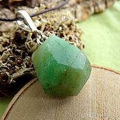 Украшения handmade. Livemaster - original item Pendant with emerald. Handmade.