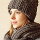 Order Knitted alpaca set 'Ain': hat, mittens, snood. marishino. Livemaster. . Mittens Фото №3