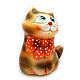 Ceramic figurine ' Cat with a bow'. Figurine. aboka. Online shopping on My Livemaster.  Фото №2