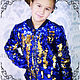 Bomber jacket with sequins B002, Childrens outerwears, Nizhny Novgorod,  Фото №1