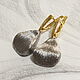 Earrings gilt black Rhodium from 925 Sterling silver PS0022. Tassel earrings. Sunny Silver. My Livemaster. Фото №5