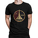 Cotton T-shirt 'Rocket of the USSR', T-shirts and undershirts for men, Moscow,  Фото №1
