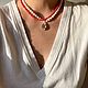 Чокер из натурального жемчуга. Чокер с подсветкой. Ожерелье. Чокер. 4NADYA Jewelry. Ярмарка Мастеров.  Фото №7