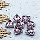 Rhinestones 12 mm Pink in a triangle frame. Rhinestones. agraf. Online shopping on My Livemaster.  Фото №2