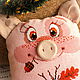Piggy-toy fun friend. Stuffed Toys. Charming gifts house. Online shopping on My Livemaster.  Фото №2