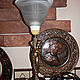Винтаж: Старинная  лампа подсвечник(бронза), Подсвечники винтажные, Москва,  Фото №1