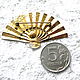 Silver Fan brooch, Napier, USA, rolled gold, patent 1955. Vintage brooches. Rarities. My Livemaster. Фото №4