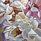 Painting 'Peonies' oil on canvas 40h50 cm. Pictures. vestnikova. Online shopping on My Livemaster.  Фото №2