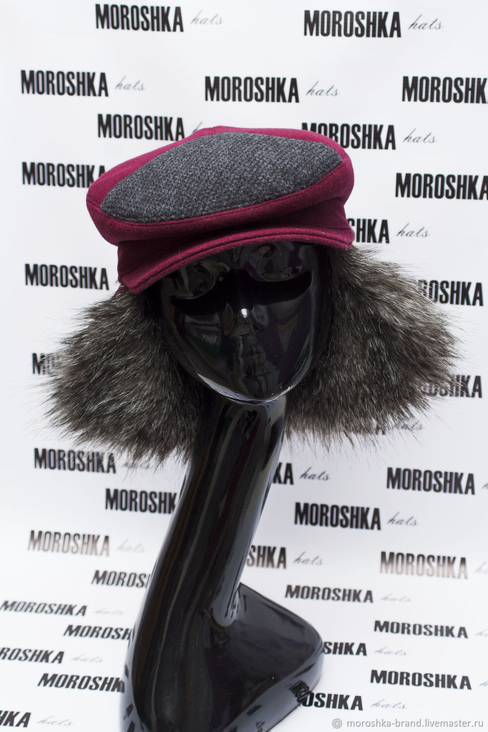 Кепка женская зимняя "Франческа" с эко мехом. Уточка, реглан на заказ в ...