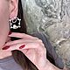 Серьги из серебра с фианитами и натуральным жемчугом. Серьги классические. silver-store. Ярмарка Мастеров.  Фото №4