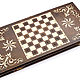 Backgammon 'Star' big 60, Harutyunyan. Backgammon and checkers. H-Present more, than a gift!. My Livemaster. Фото №4
