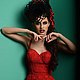 Вязаное платье "Red diamond". Платья. Anna Radaeva. Ярмарка Мастеров.  Фото №6