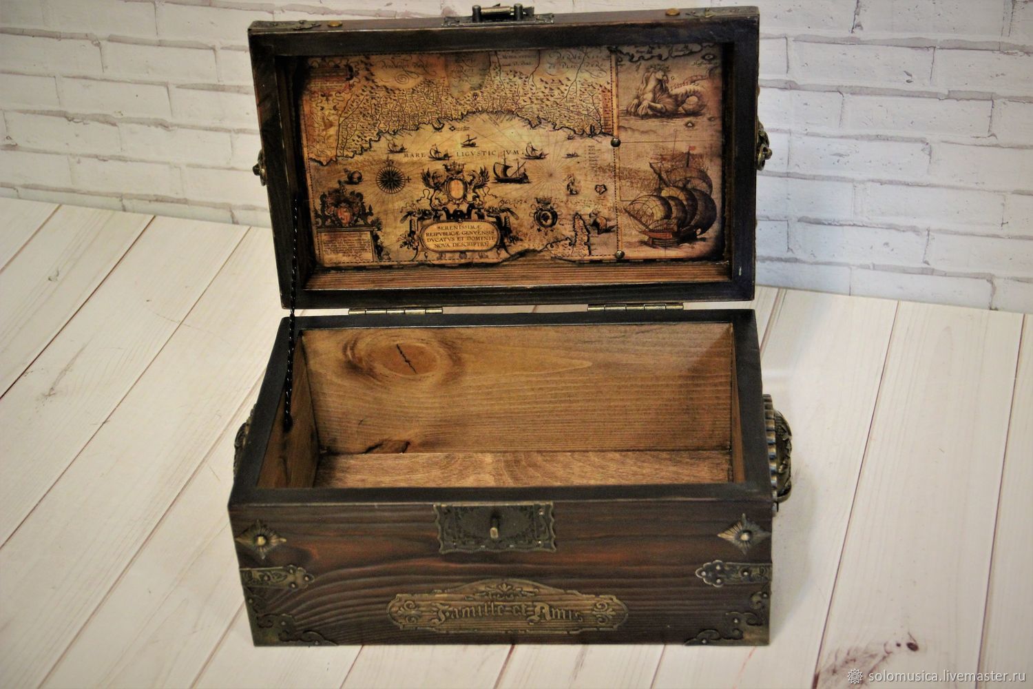Сундук Пиратский- 3 – заказать на Ярмарке Мастеров – LDFI2RU | Шкатулки ...