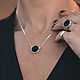 Заказать Серебряное колье с агатом. Jam Jewelry. Ярмарка Мастеров. . Колье Фото №3