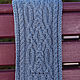 Muffler scarf for men, women (baby alpaca with silk), Scarves, Lomonosov,  Фото №1