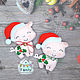 Felt pig, felt pig. Christmas decorations. chehovchanki. My Livemaster. Фото №6