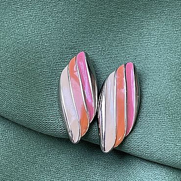 Винтаж ручной работы. Ярмарка Мастеров - ручная работа Винтаж: Клипсы. AEJuneA. Handmade.