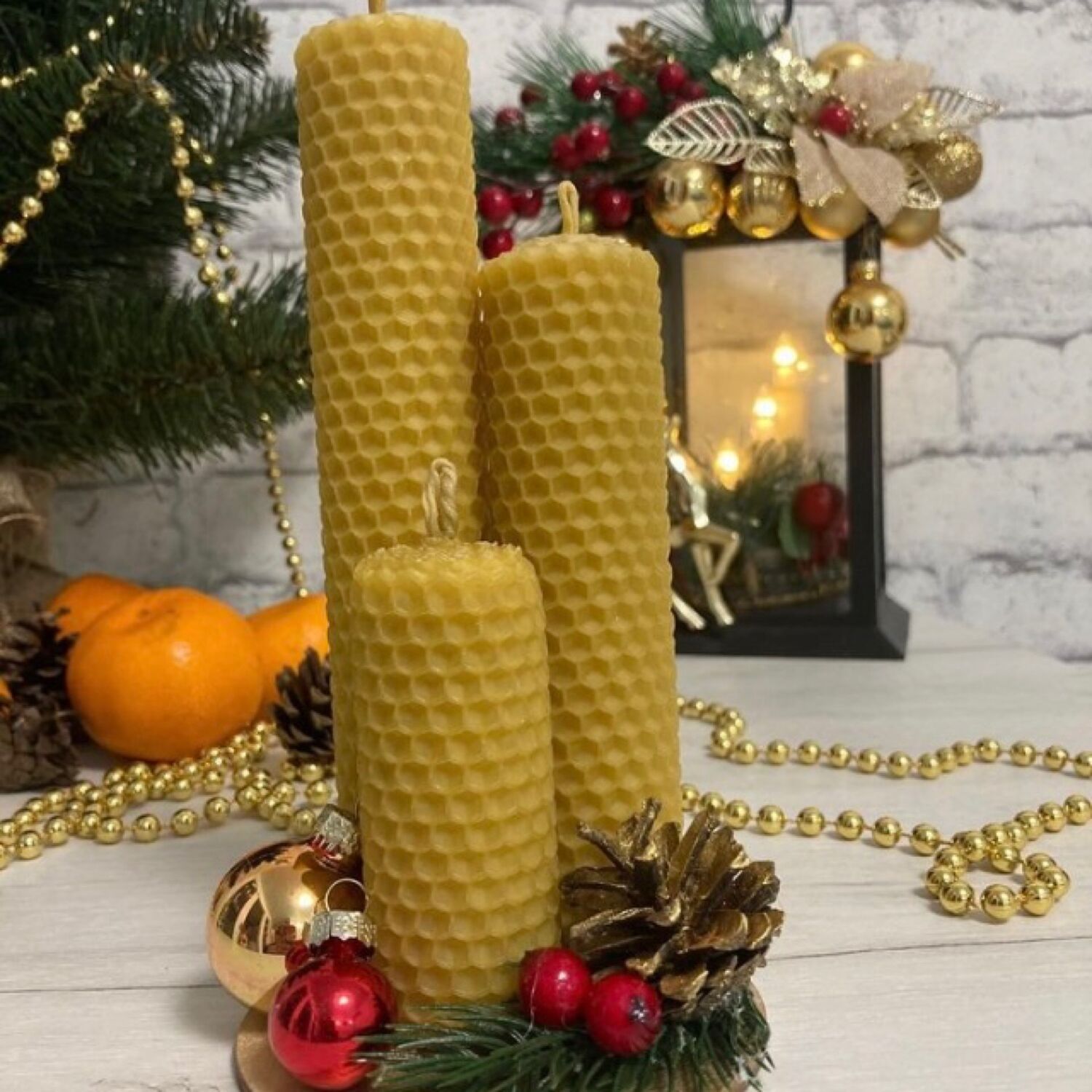 Новогодние свечи и композиции в интернет-магазине на Ярмарке Мастеров ...