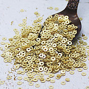Хрустальные биконусы 4 мм Золотой металлик 10 штук