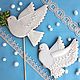 Gingerbread Dove. Wedding gingerbread. Stick to prom. Gingerbread Cookies Set. sweets for joy (galinadenisenko). My Livemaster. Фото №4