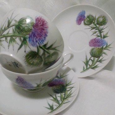Винтаж ручной работы. Ярмарка Мастеров - ручная работа Винтаж: Чертополох Royal Albert. Handmade.