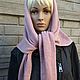 Order Scarf-bactus 'Dusty rose' from 100 % cashmere (Italy). vsevknit. Livemaster. . Scarves and snoods Фото №3