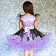 Order Dress: Dress 'Purple splatter' Art.252. ModSister. Livemaster. . Childrens Dress Фото №3