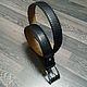 Men's belt, made of genuine Python leather, 100% handmade!, Straps, St. Petersburg,  Фото №1