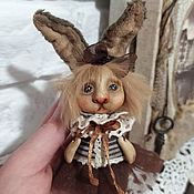 Куклы и игрушки handmade. Livemaster - original item A keychain brooch: Bunny. Handmade.