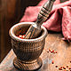 Mortero de madera de Fresno oscuro. Mortars. Foksvudrus. Online shopping on My Livemaster.  Фото №2
