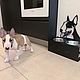 Bull Terrier feeder. Pet Bowl. wigwam-market. Online shopping on My Livemaster.  Фото №2