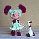 MK doll Milk Thistle, master class in crocheting. Knitting patterns. Natalya Spiridonova. My Livemaster. Фото №6