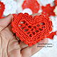 Heart openwork knit, Scrapbooking Elements, Sosnovyj Bor,  Фото №1