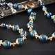 Order Set of kyanite 'Ocean of desires' necklace-bracelet-earrings. Татьяна Петренкофф (Elegance&Style). Livemaster. . Necklace Фото №3