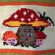 Baby blanket for baby 'Mushrooms, of course», Baby blankets, Astrakhan,  Фото №1