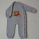 Knitted romper with teddy bear. Overall for children. 4 children-baby. Online shopping on My Livemaster.  Фото №2