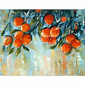 Картины и панно handmade. Livemaster - original item Painting Oranges interior. Handmade.