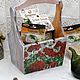 Basket container for spices fruits onions geraniums decoupage, Basket, Moscow,  Фото №1