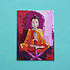 Заказать Картина Будда "Медитация" Йога декор, Дзен стиль. Картина от Ани. Ярмарка Мастеров. . Картины Фото №3
