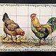 Tiles and tiles: Rooster, Chicken and Corn Tile Painting. Tile. ArtFlera (artflera). My Livemaster. Фото №4