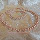 Pink pearl necklace. Necklace. Svetlana Svetlankina. My Livemaster. Фото №5