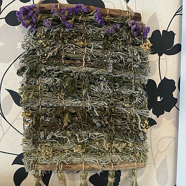 Дача и сад ручной работы. Ярмарка Мастеров - ручная работа Панно из трав 20 на 20. Handmade.