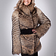 Fur coat Raccoon Diagonal. Fur Coats. Muar Furs. My Livemaster. Фото №4
