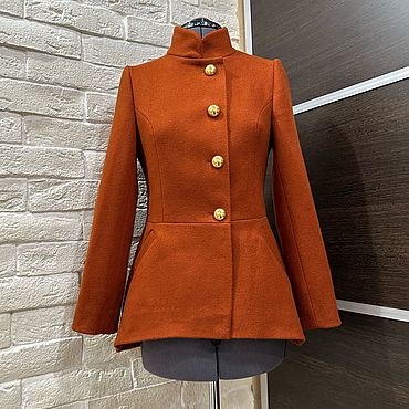 Одежда ручной работы. Ярмарка Мастеров - ручная работа Пальто Баска. Handmade.