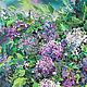 Oil painting on canvas Lilac mood. Pictures. Pictures for the soul (RozaSavinova). My Livemaster. Фото №5