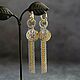 Congo earrings with pendants. Earrings. Solanda. Online shopping on My Livemaster.  Фото №2